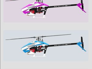 Goosky S2 Max Helicopter (BNF) – Orange, Blue, Purple