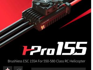 XDFly HPRO 155A ESC 3-8S Built-in Adjustable SBEC 6-12V Speed Controller For RC Airplane 550-580 Helicopter Fixed-wing Aircraft