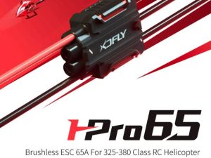 XDFly HPRO 65A ESC 3-6S Built-in Adjustable SBEC 6-12V Speed Controller For RC Airplane 325-380 Helicopter Fixed-wing Aircraft